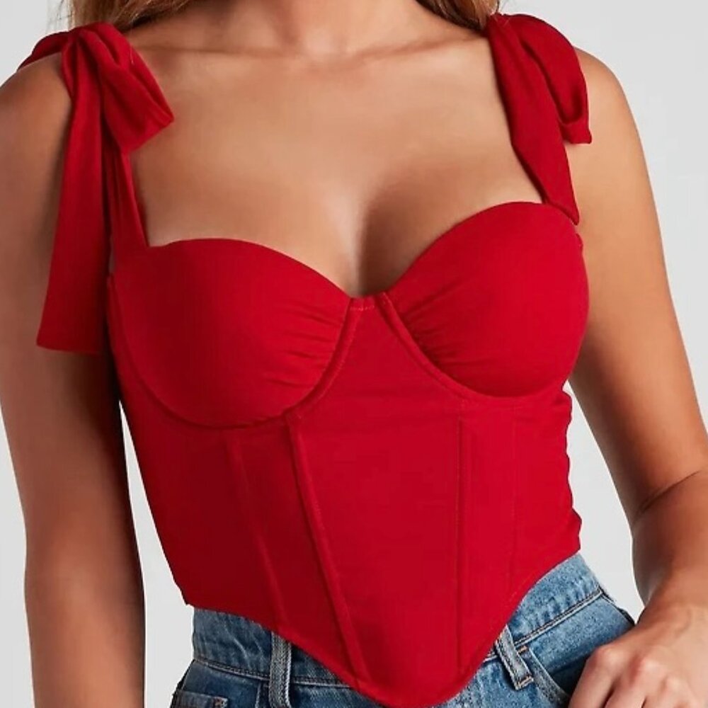 In The Sun Tie Strap Corset